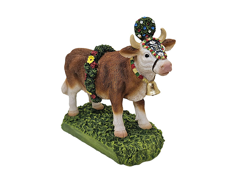 Kuh Almabtrieb aus Poly 11x5,5x10,5cm    Kuh Almabtrieb aus Poly 11x5,5x10,5cm