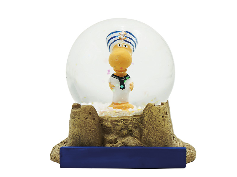 17813-0 Poly Glitzerkugel Wattwurm