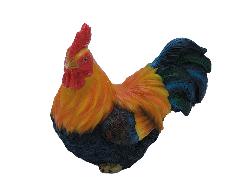 Hahn aus Poly 14x6x11cm    Hahn aus Poly 14x6x11cm