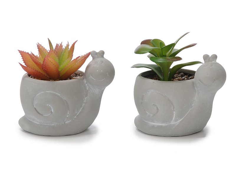 17352Xkm0BhDhJkxgn Keramik Pflanztopf Schnecke