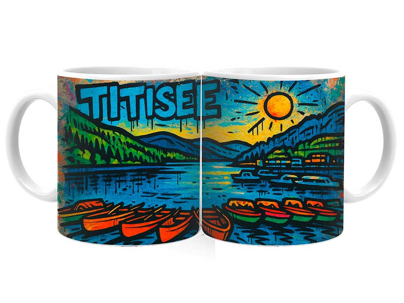 Souvenir Foto Keramik Tasse Titisee Ø8x9,5cm Souvenir Foto Keramik Tasse Titisee Ø8x9,5cm