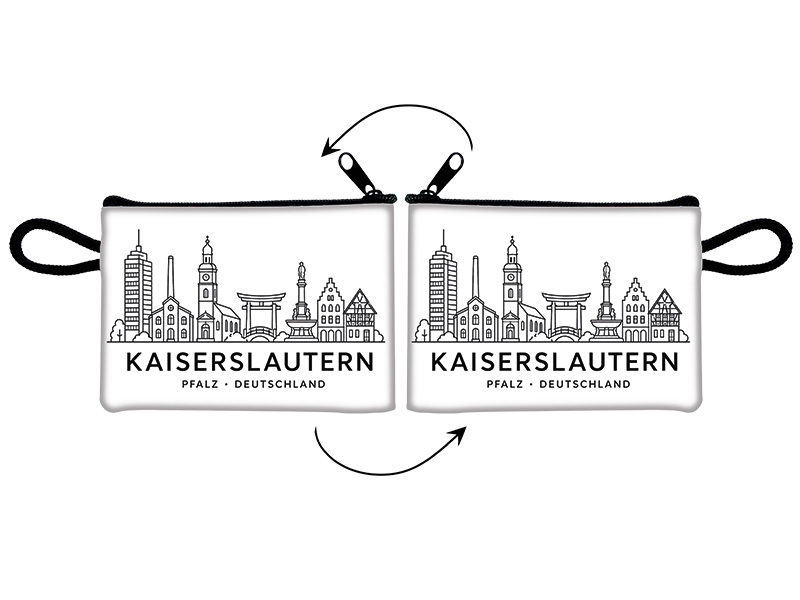 Souvenir Täschchen Kaiserslautern aus Kunstleder 11x8cm