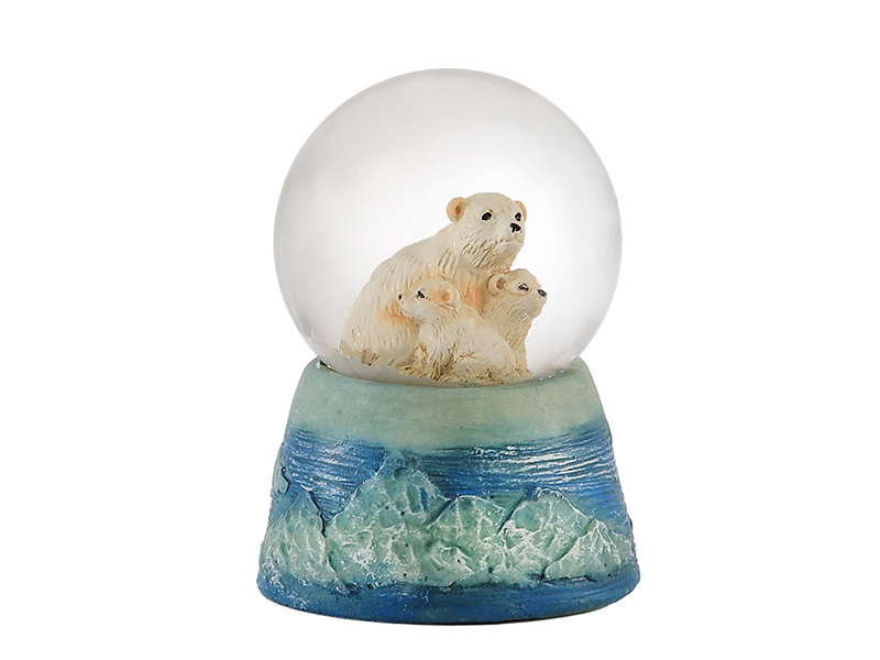 12968-0 Schneekugel Eisbär