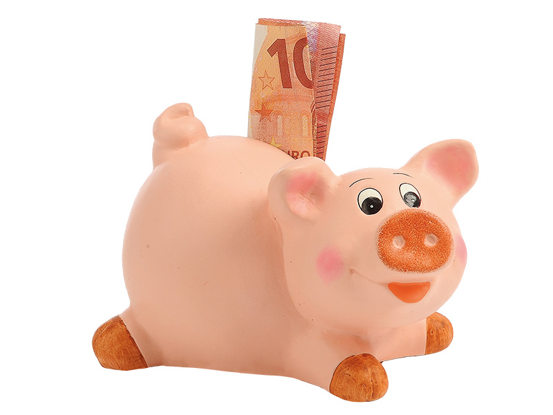 17344-0 Keramik Spardose Schwein