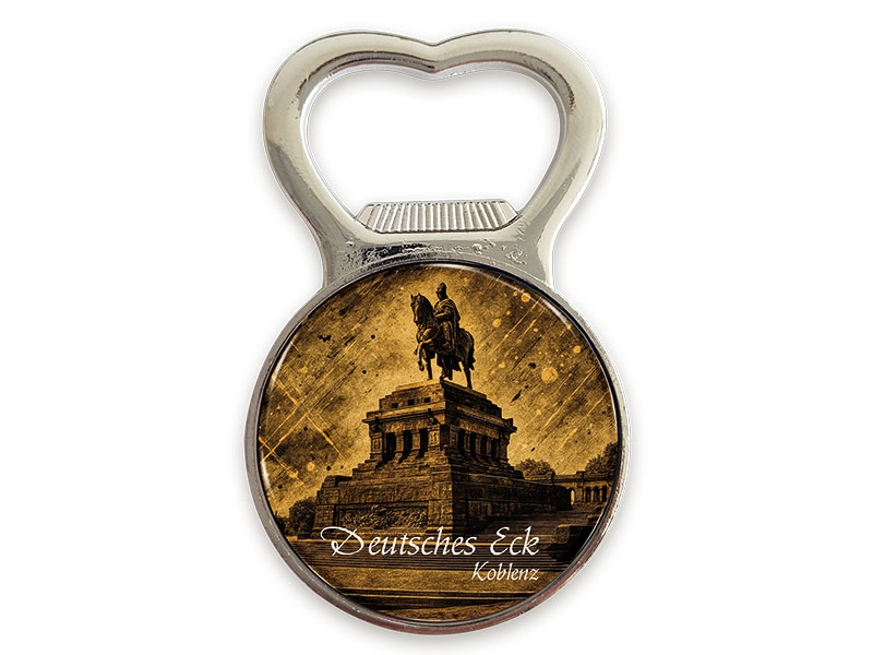 Souvenir Metall Magnet Kapselheber Koblenz 4x6cm