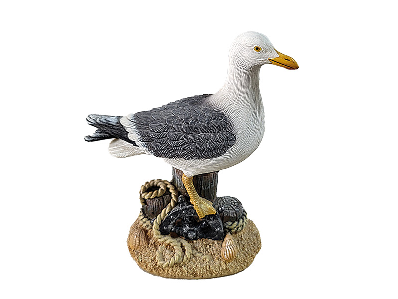 Poly seagull 8x4x9,5cm