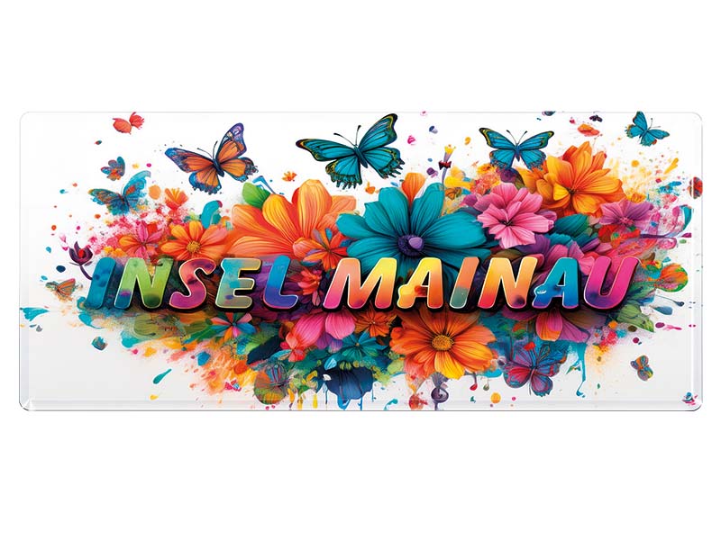 Souvenir Foto Magnet Mainau 11x4cm Souvenir Foto Magnet Mainau 11x4cm