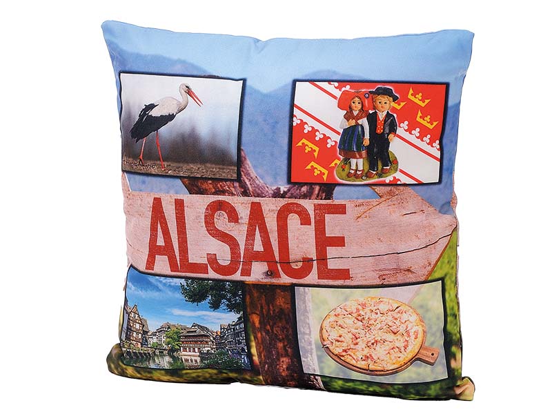 Kissen Elsassdesign, 40x40cm    Kissen Elsassdesign, 40x40cm
