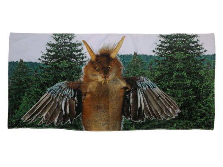 60382 Badetuch Wolpertinger Design
