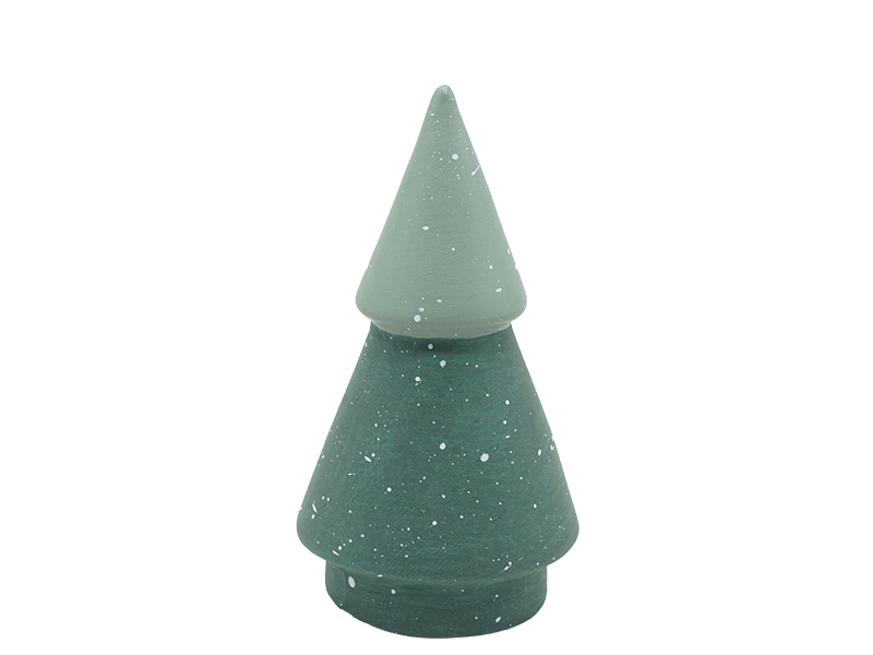 Weihnachtsbaum aus Keramik, Ø 8x15cm    Weihnachtsbaum aus Keramik, Ø 8x15cm