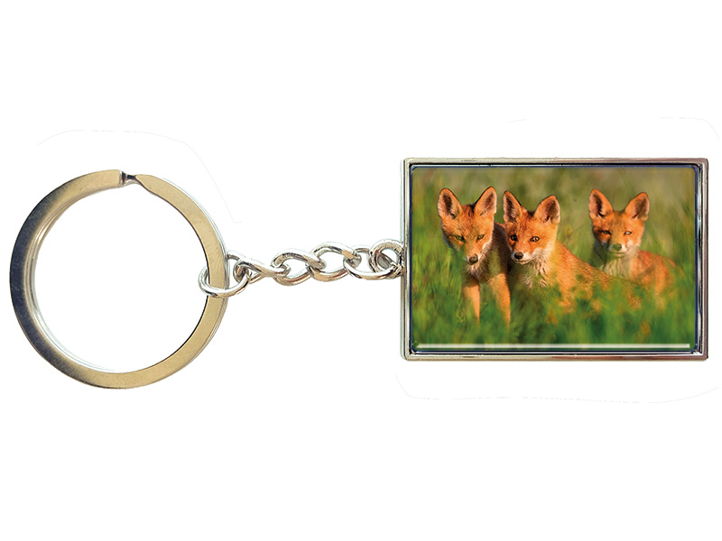 19104 Metall Schlüsselanhänger Füchse