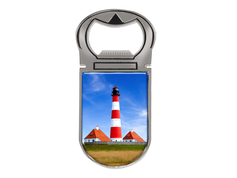 16725 Metall Magnet Kapselheber Leuchtturm Westerheversand