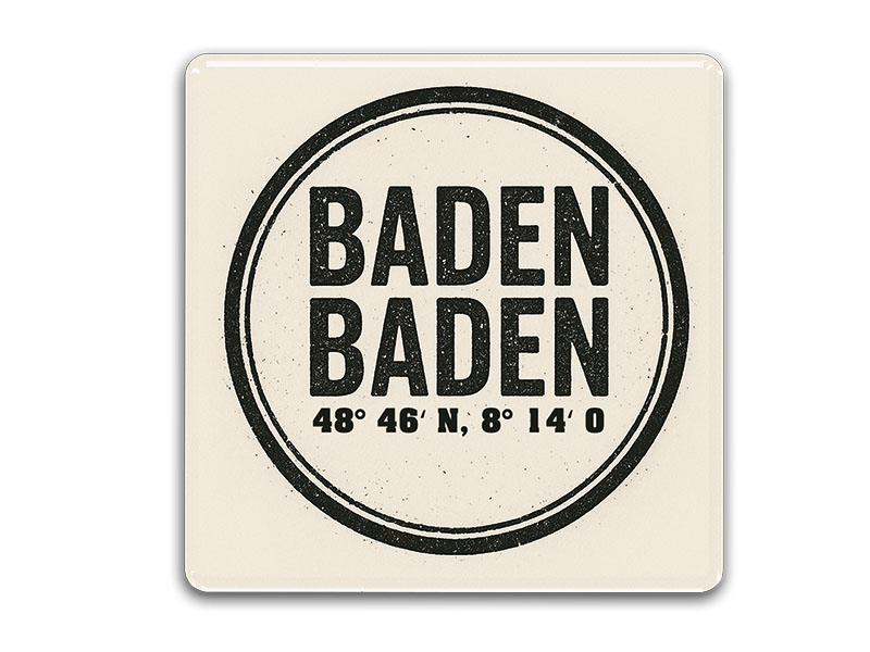 Souvenir Foto Magnet Baden-Baden 6,5x6,5cm