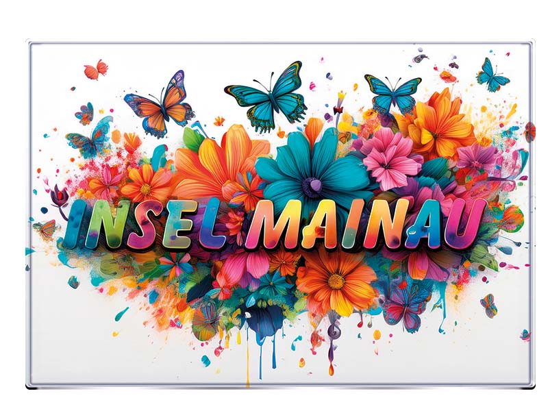 Souvenir Foto Magnet Mainau 9,5x6,5cm