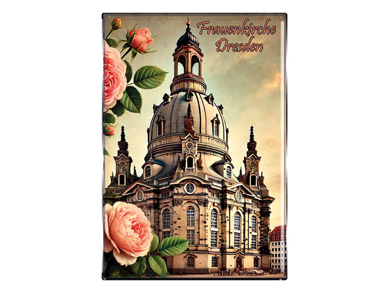 Souvenir Foto Magnet rechteckig Dresden 8x5,5cm