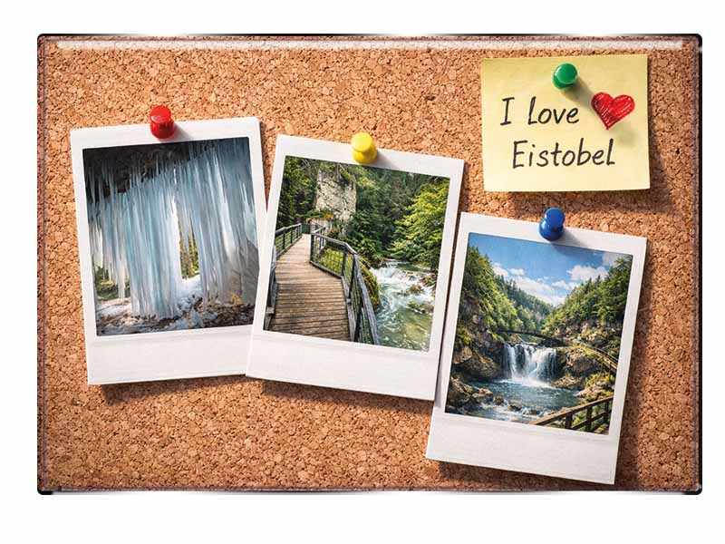 Souvenir Foto Magnet Eistobel 8x5,5cm