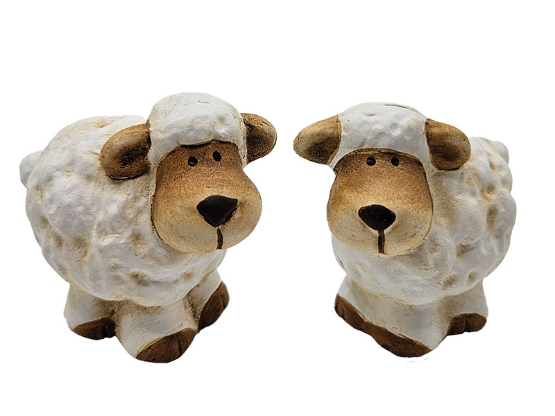 Schaf aus Keramik 6x3,5x5,5cm    Schaf aus Keramik 6x3,5x5,5cm