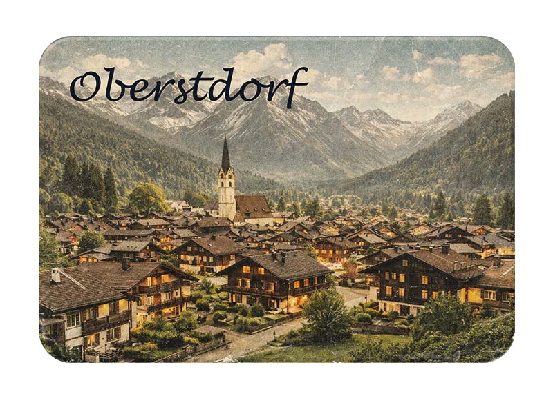 Souvenir Foto Kunststoff Magnet 8x5cm