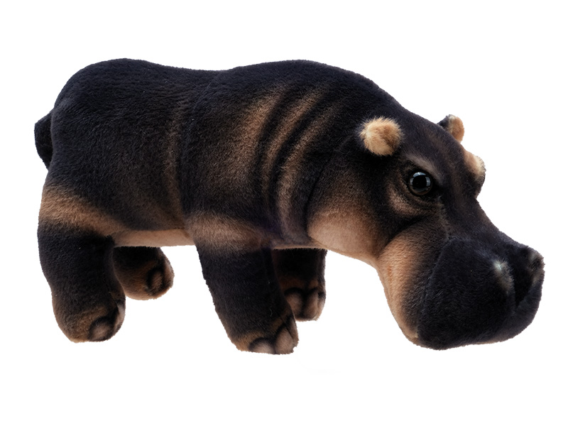 Nilpferd aus Plüsch 28x13x16cm    Nilpferd aus Plüsch 28x13x16cm