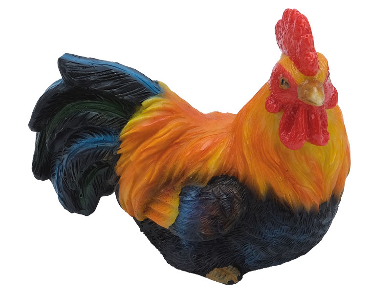 Hahn aus Poly 22x11x21cm    Hahn aus Poly 22x11x21cm