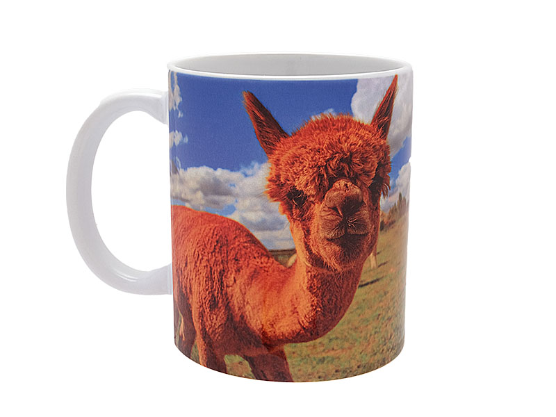 16993-0 Keramik Foto Tasse Alpaka