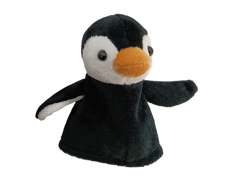 Eierwärmer Pinguin aus Plüsch Ø5x12cm   