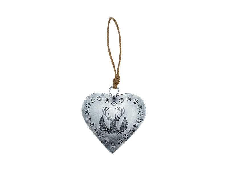 Herz aus Metall 12x1,5x12cm    Herz aus Metall 12x1,5x12cm