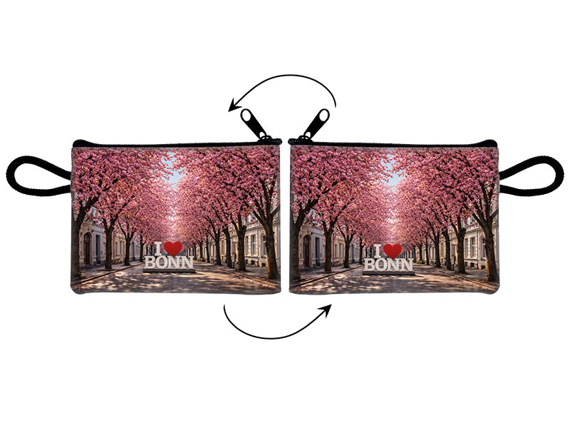 Souvenir Täschchen Bonn aus Kunstleder 11x8cm