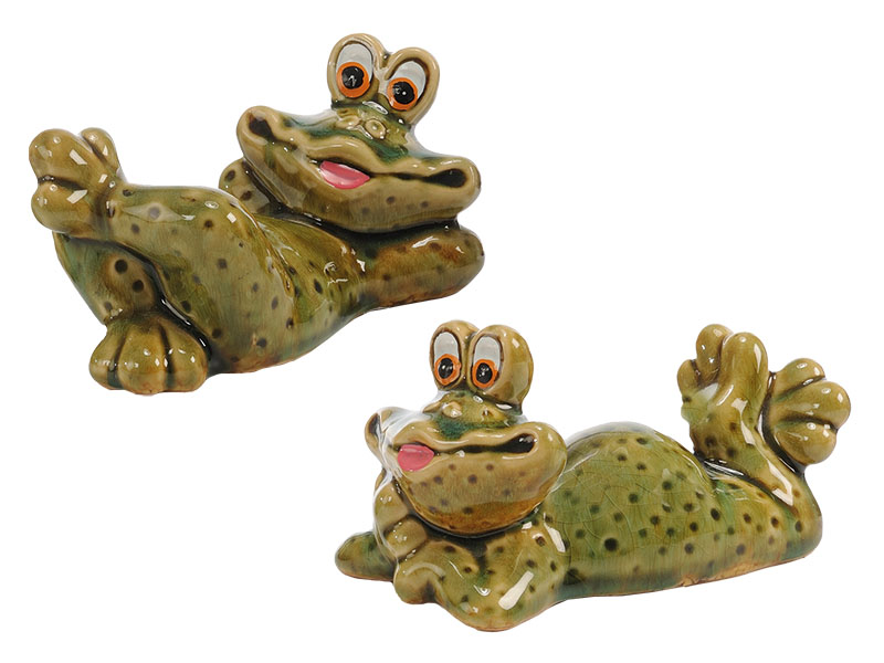 17464 Porz. Frosch liegend