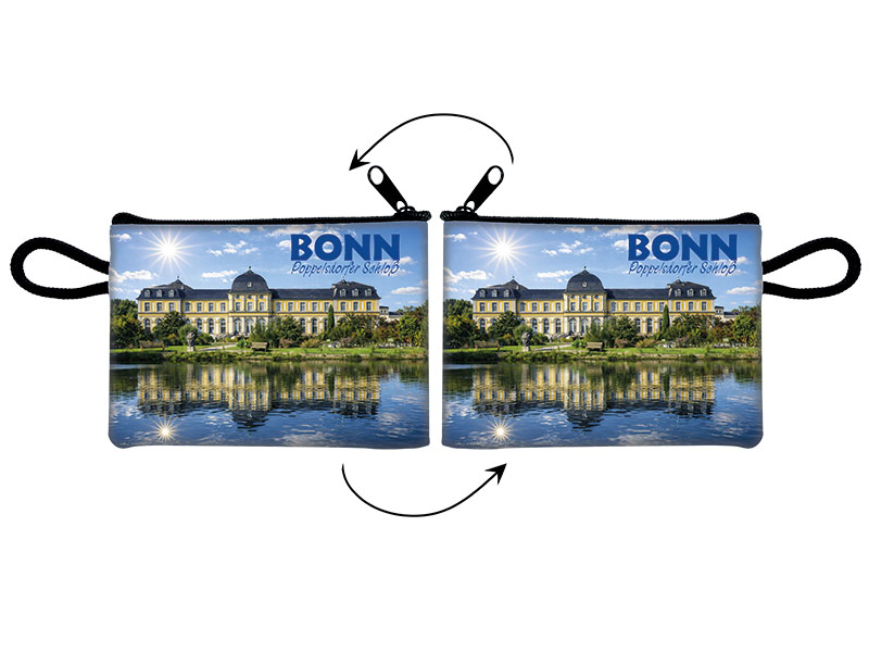 Souvenir Täschchen Bonn aus Kunstleder 11x8cm