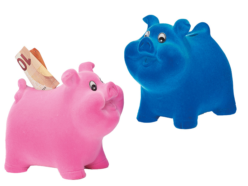 15305 Poly Spardose Fliska Schwein