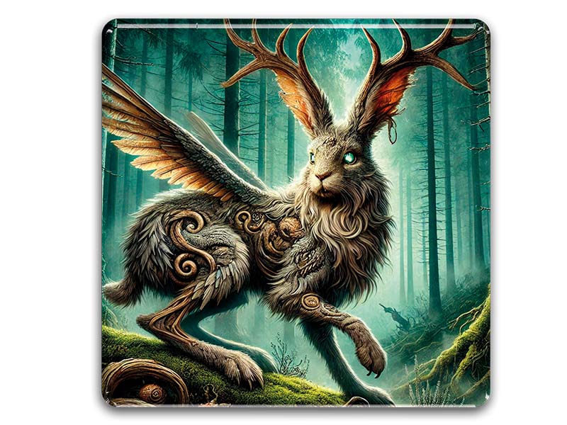 Souvenir Foto Magnet BayerischerWald 8x8cm Souvenir Foto Magnet BayerischerWald 8x8cm