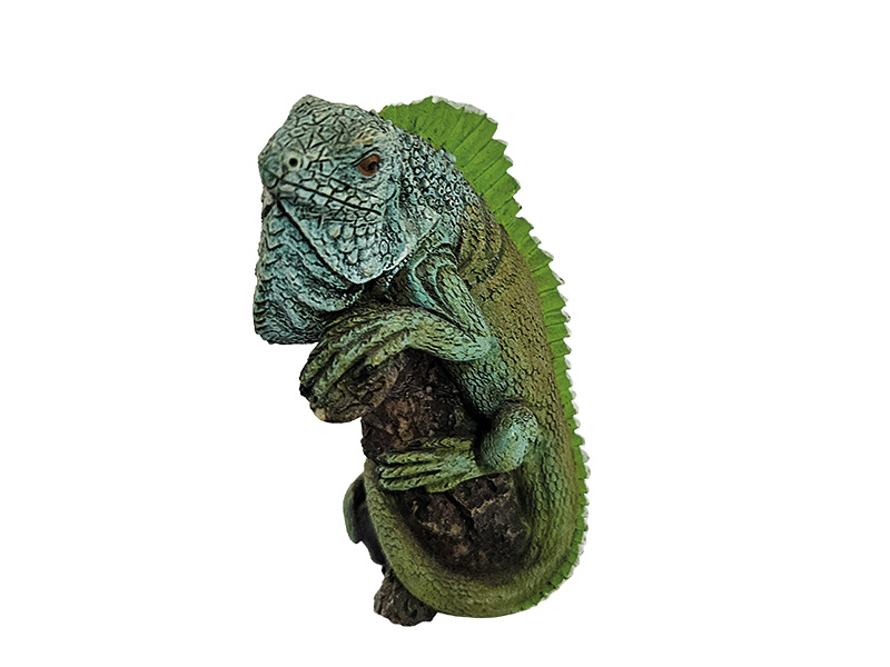 Leguan aus Poly 4x4x9cm   